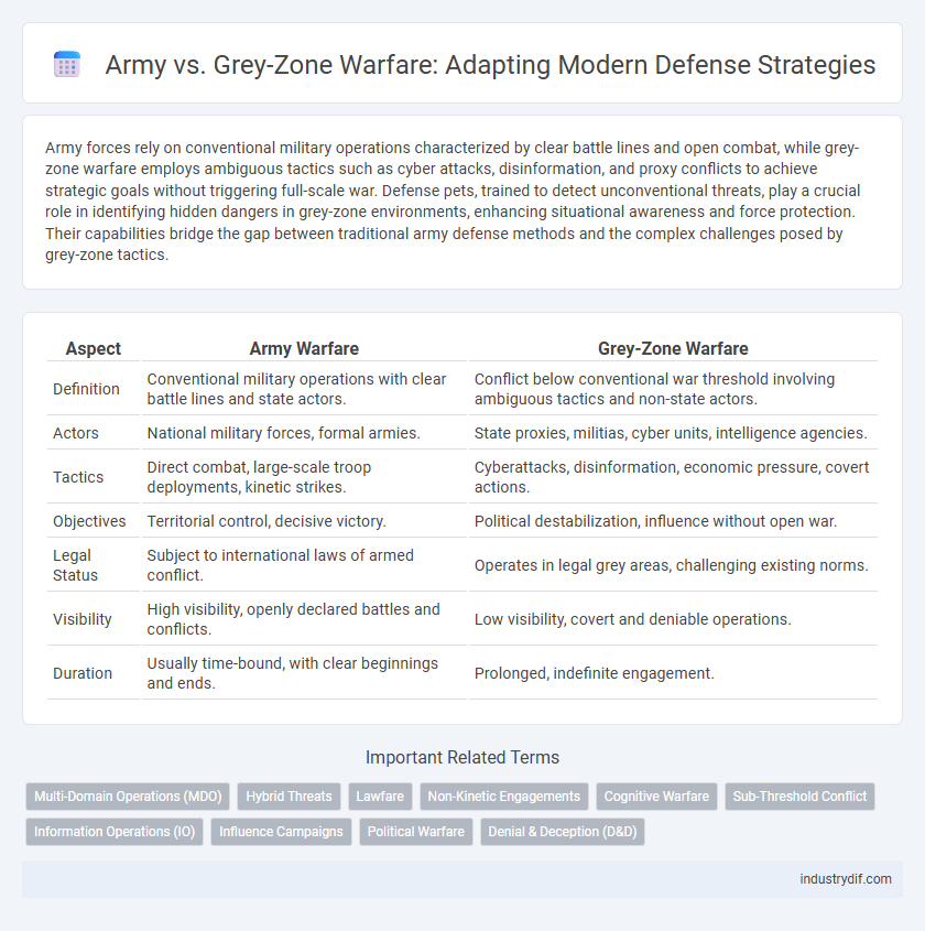 Army vs. Grey-Zone Warfare: Adapting Modern Defense Strategies