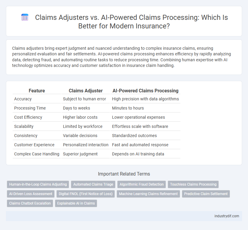 Claims Adjusters vs. AI-Powered Claims Processing: Which Is Better for Modern Insurance?