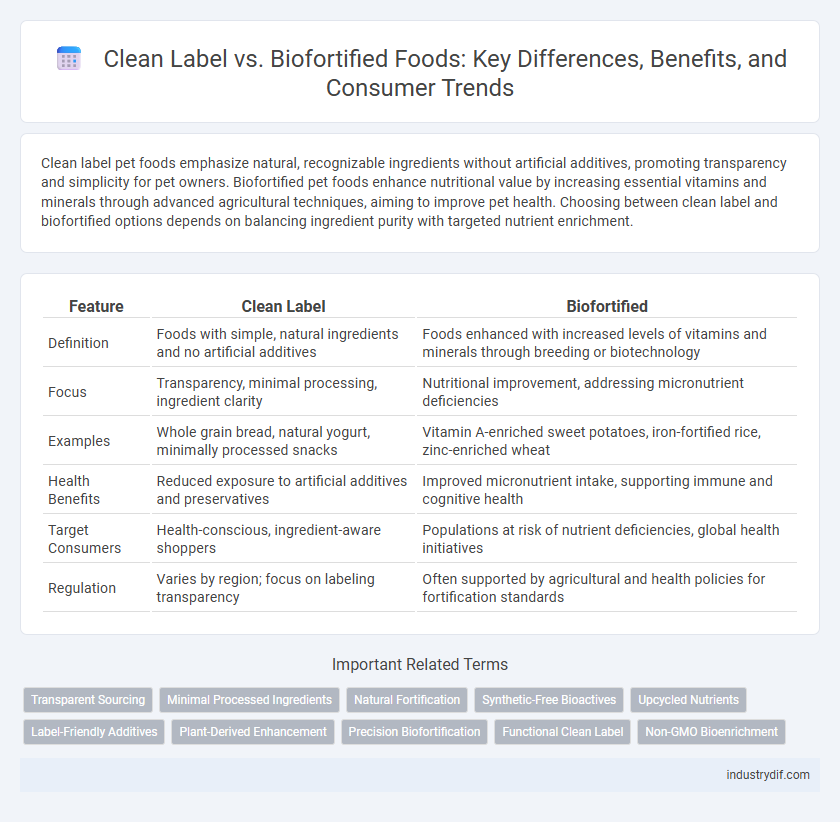Clean Label vs. Biofortified Foods: Key Differences, Benefits, and Consumer Trends