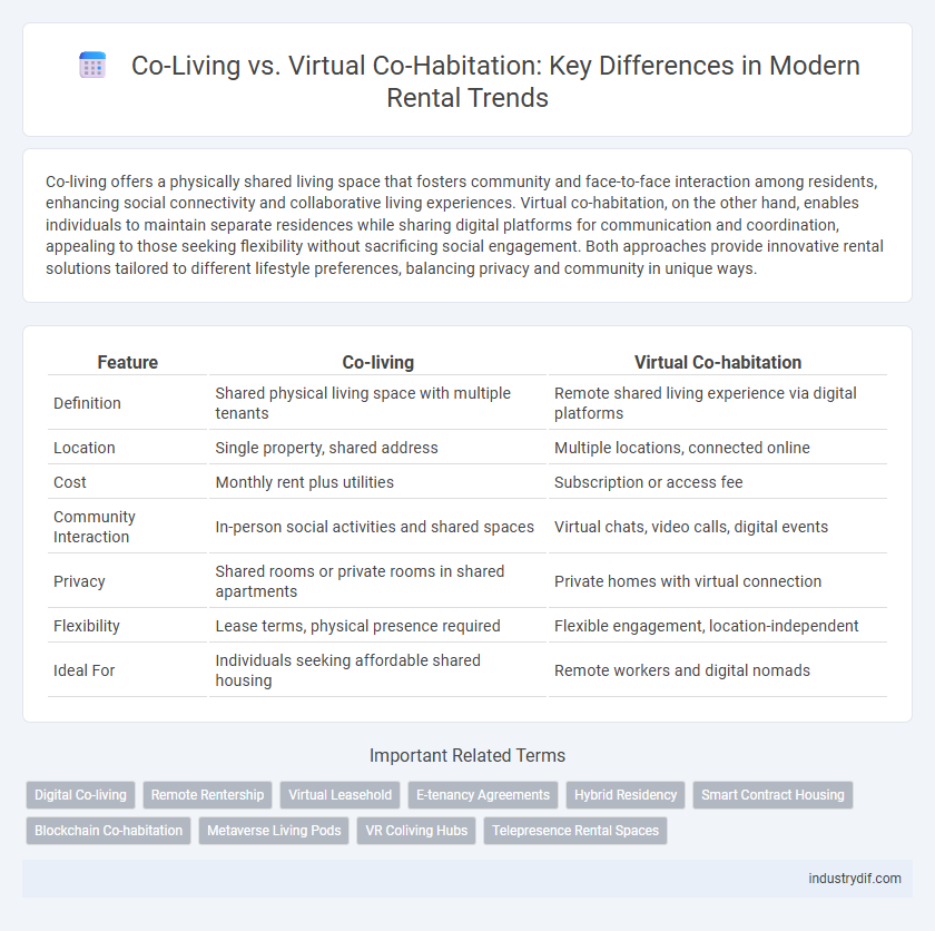 Co-Living vs. Virtual Co-Habitation: Key Differences in Modern Rental Trends
