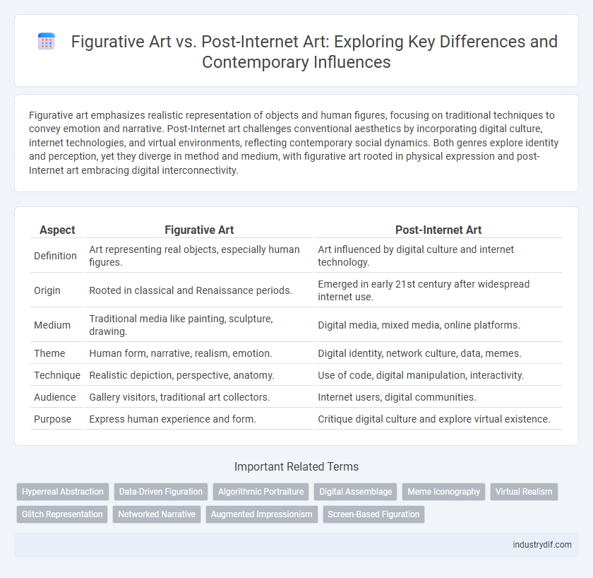 Figurative Art vs. Post-Internet Art: Exploring Key Differences and Contemporary Influences