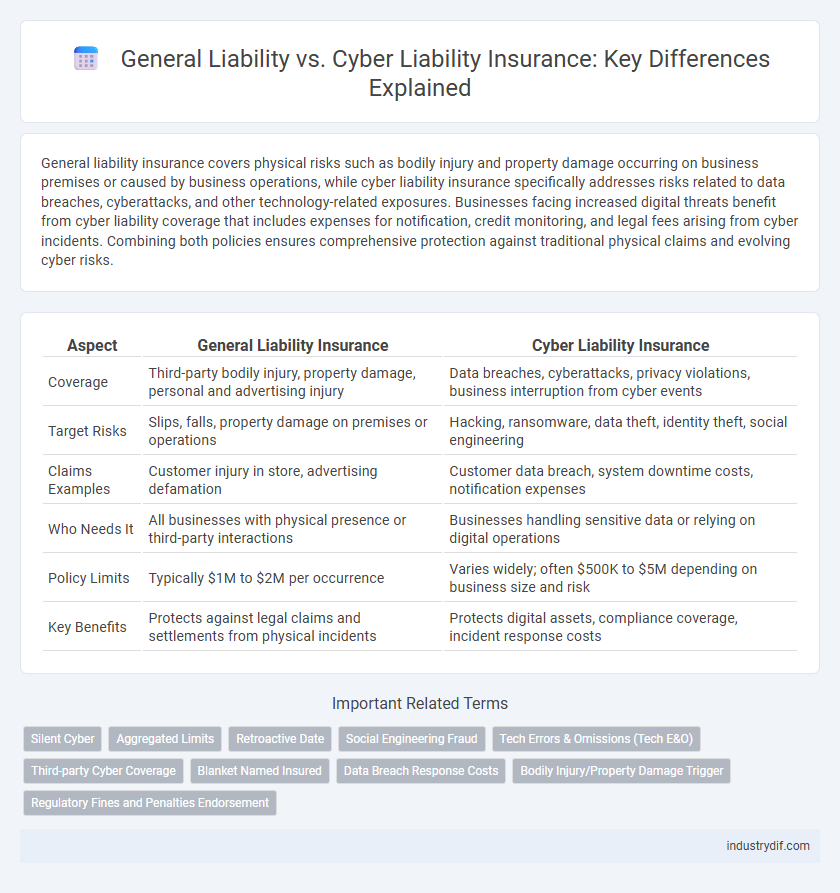 General Liability vs. Cyber Liability Insurance: Key Differences Explained