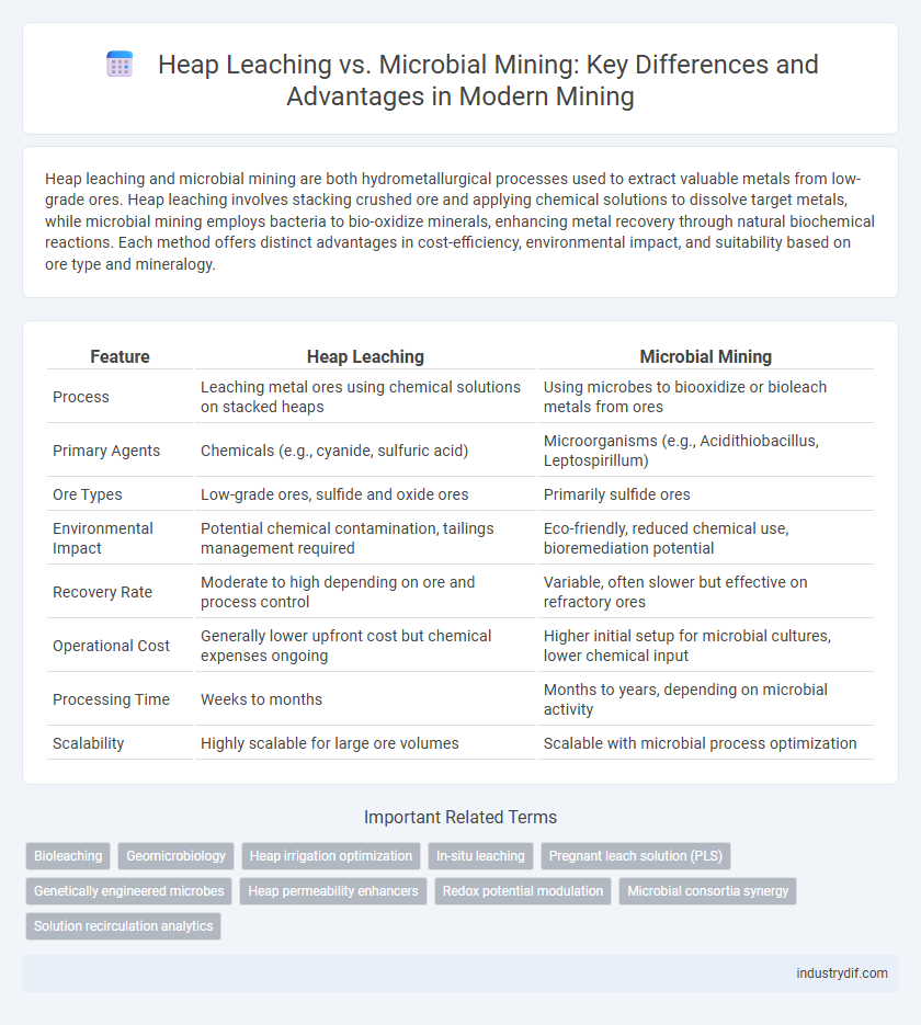 Heap Leaching vs. Microbial Mining: Key Differences and Advantages in Modern Mining