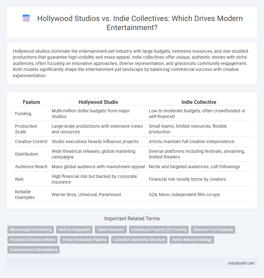 Hollywood Studios vs. Indie Collectives: Which Drives Modern Entertainment?