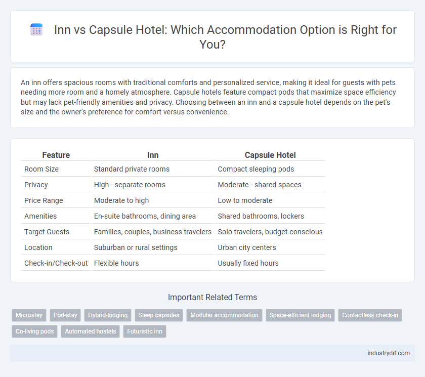 Inn vs Capsule Hotel: Which Accommodation Option is Right for You?