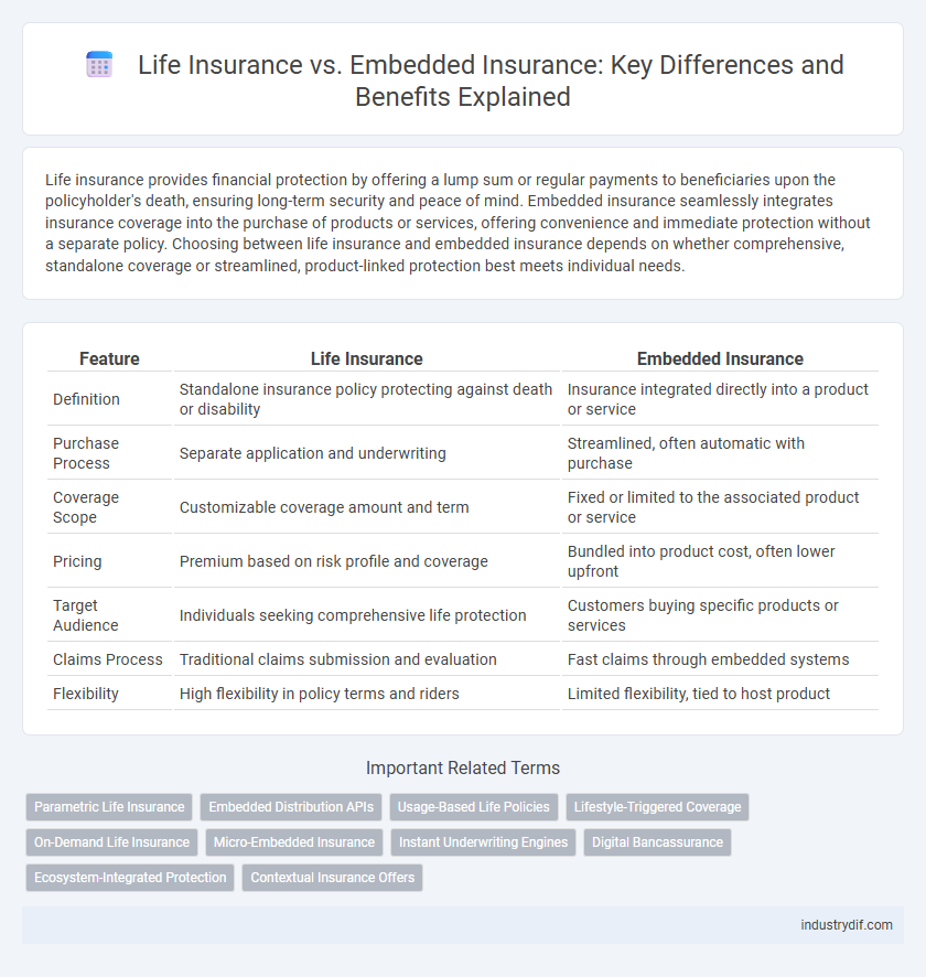 Life Insurance vs. Embedded Insurance: Key Differences and Benefits Explained
