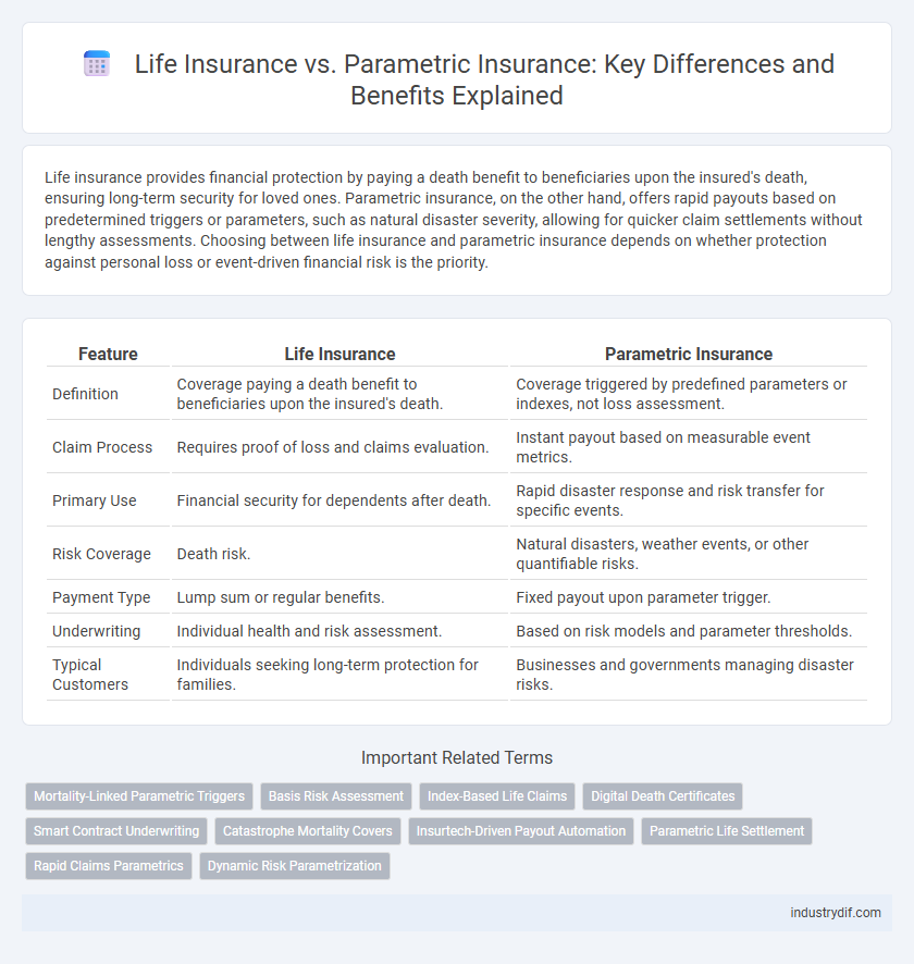 Life Insurance vs. Parametric Insurance: Key Differences and Benefits Explained
