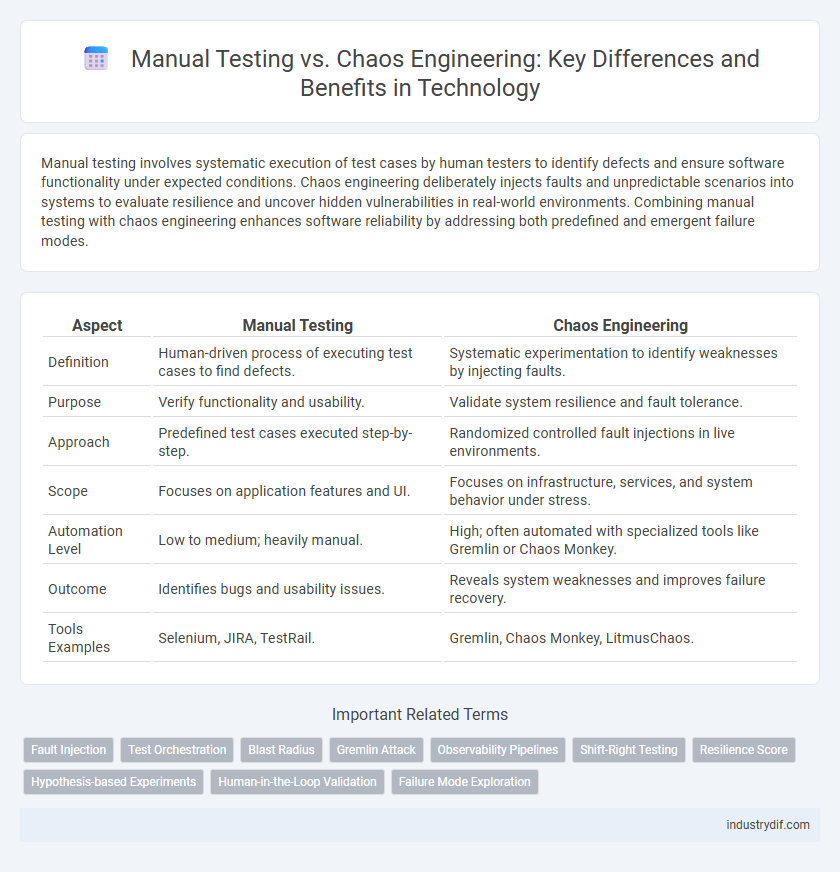 Manual Testing vs. Chaos Engineering: Key Differences and Benefits in Technology