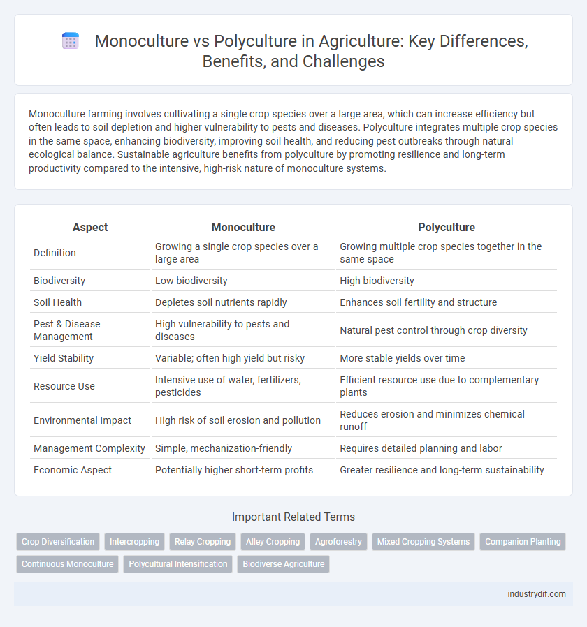Monoculture vs Polyculture in Agriculture: Key Differences, Benefits, and Challenges