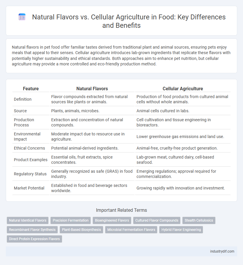 Natural Flavors vs. Cellular Agriculture in Food: Key Differences and Benefits