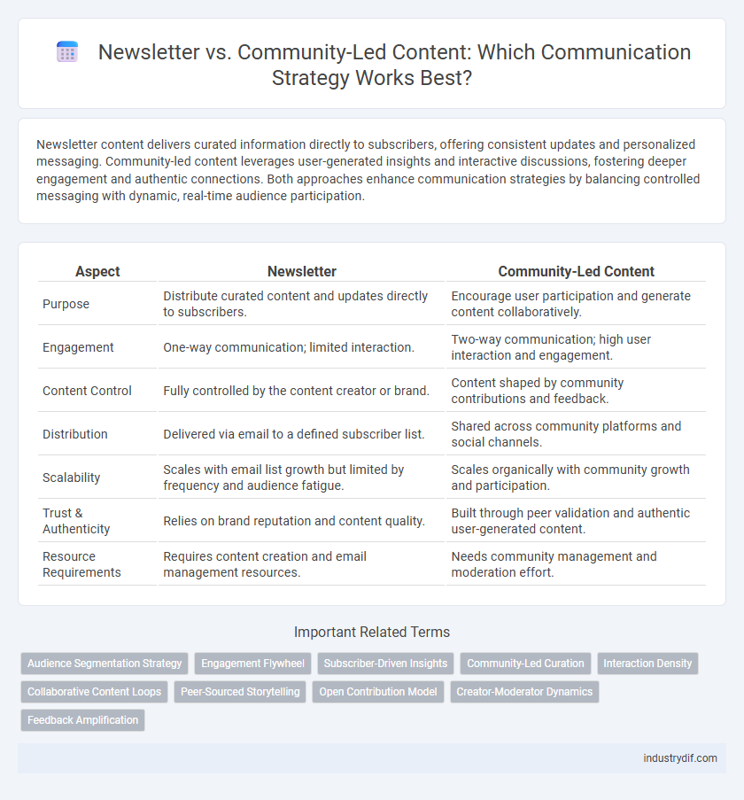 Newsletter vs. Community-Led Content: Which Communication Strategy Works Best?