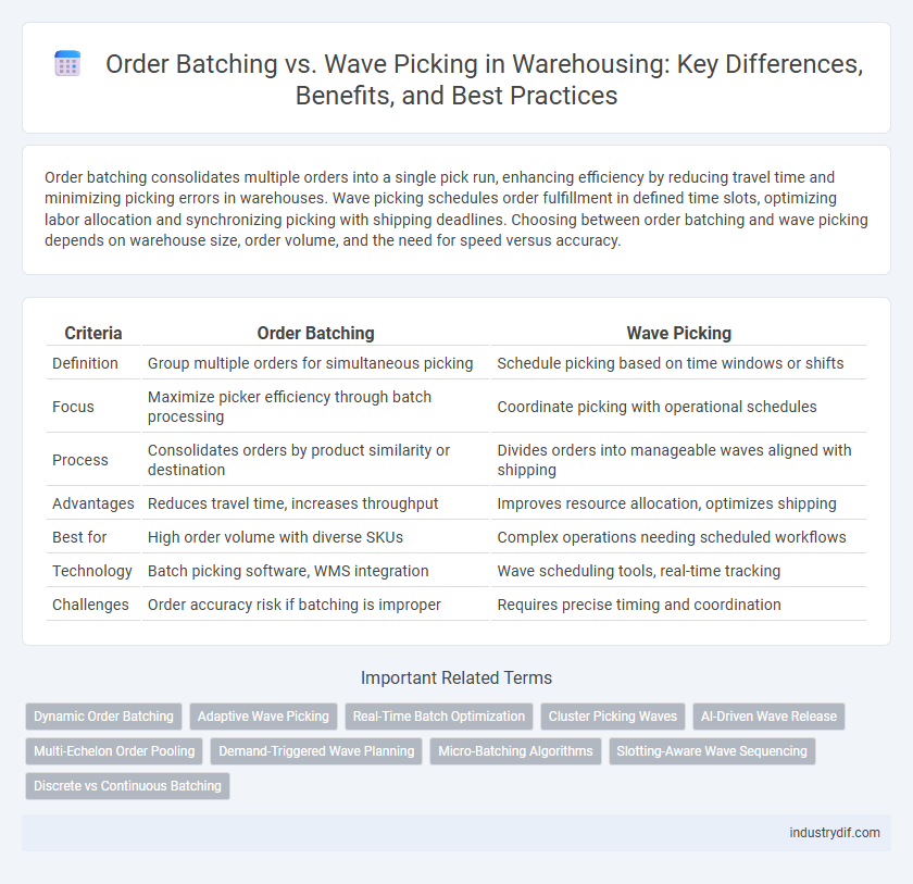 Order Batching vs. Wave Picking in Warehousing: Key Differences, Benefits, and Best Practices