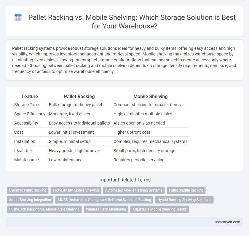 Pallet Racking vs. Mobile Shelving: Which Storage Solution is Best for Your Warehouse?