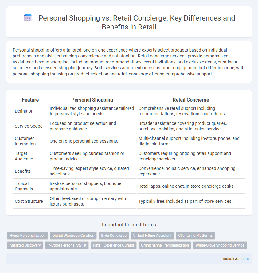 Personal Shopping vs. Retail Concierge: Key Differences and Benefits in Retail