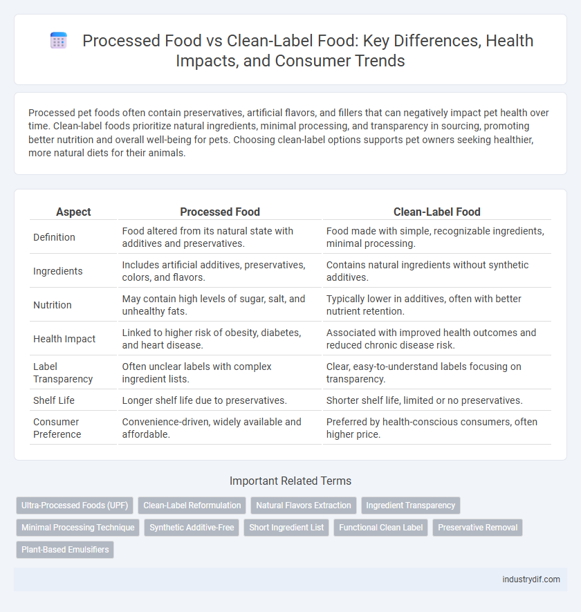 Processed Food vs Clean-Label Food: Key Differences, Health Impacts, and Consumer Trends