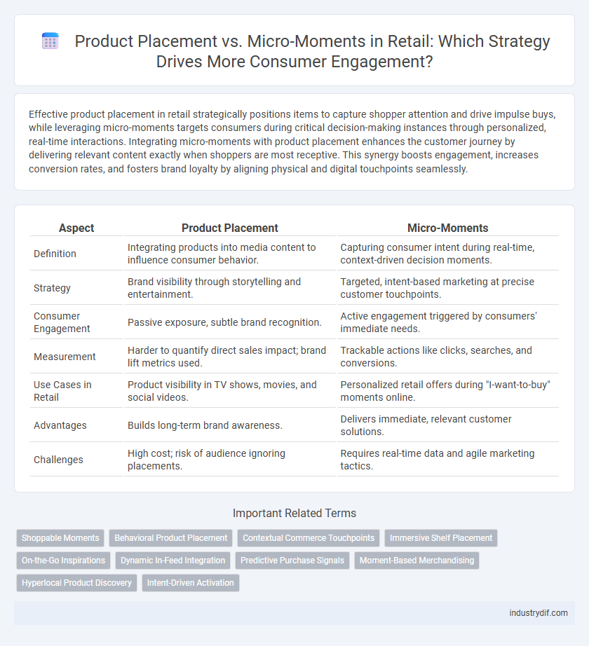 Product Placement vs. Micro-Moments in Retail: Which Strategy Drives More Consumer Engagement?