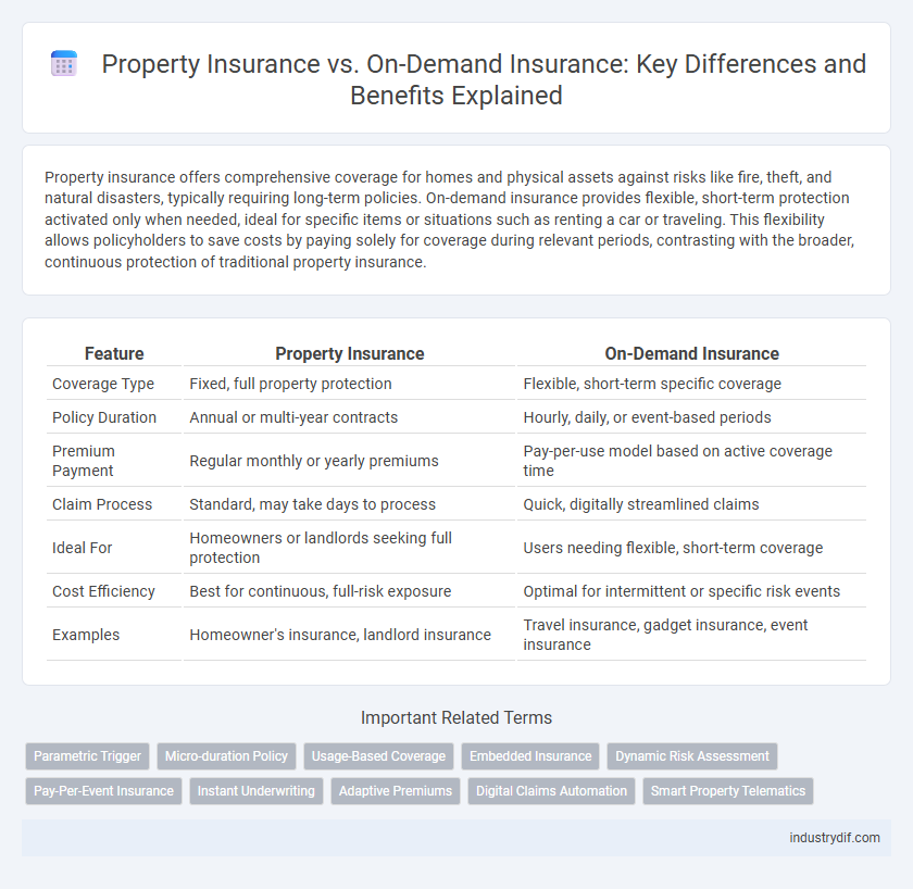 Property Insurance vs. On-Demand Insurance: Key Differences and Benefits Explained