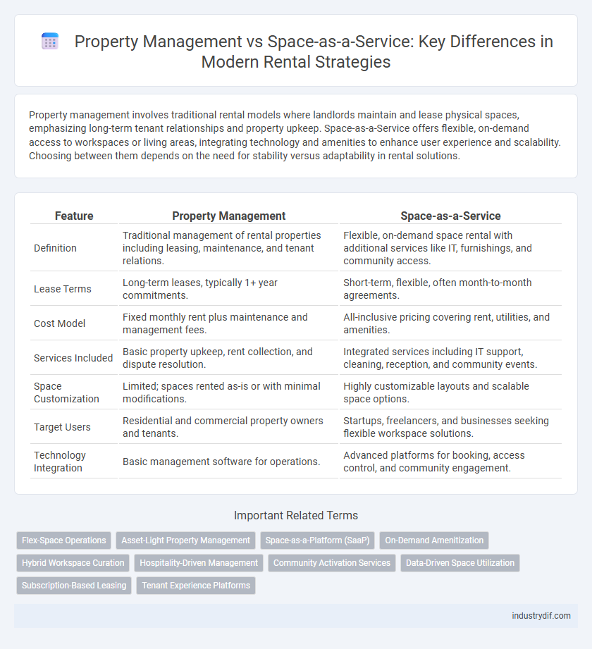 Property Management vs Space-as-a-Service: Key Differences in Modern Rental Strategies