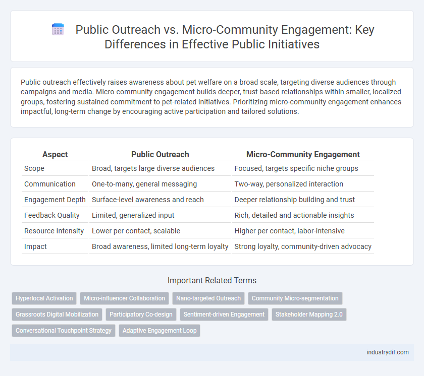 Public Outreach vs. Micro-Community Engagement: Key Differences in Effective Public Initiatives