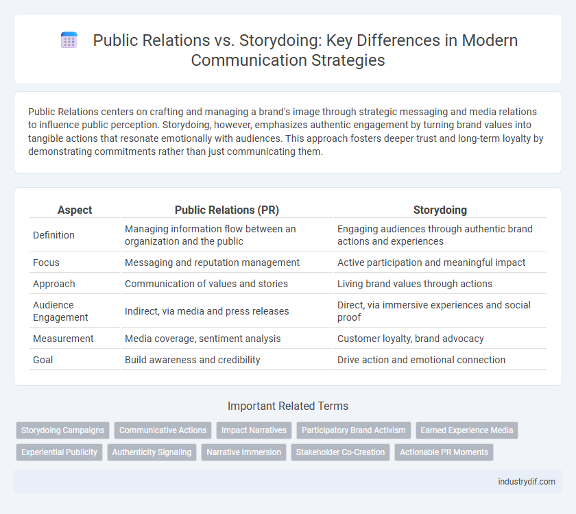 Public Relations vs. Storydoing: Key Differences in Modern Communication Strategies
