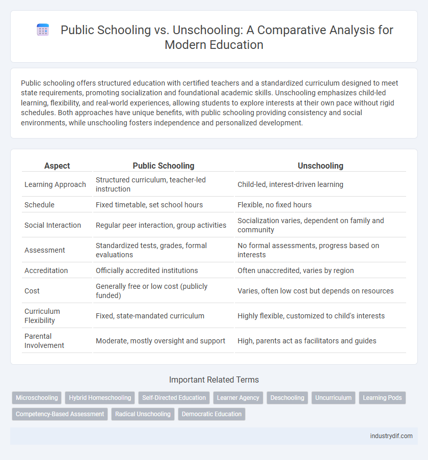 Public Schooling vs. Unschooling: A Comparative Analysis for Modern Education