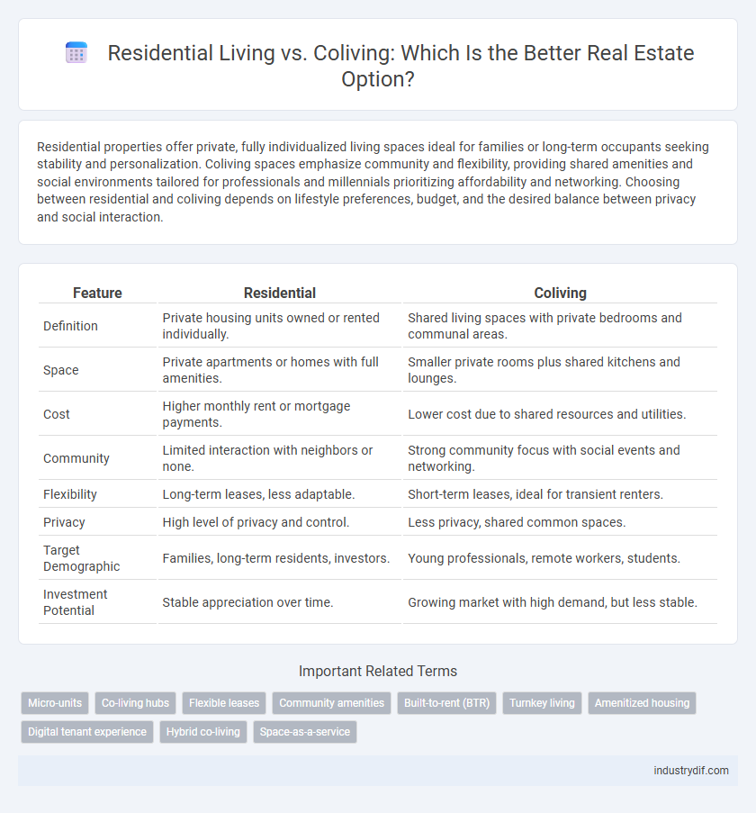 Residential Living vs. Coliving: Which Is the Better Real Estate Option?