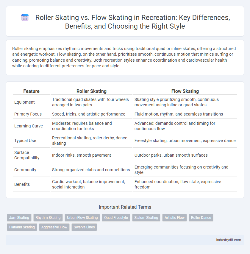 Roller Skating vs. Flow Skating in Recreation: Key Differences, Benefits, and Choosing the Right Style