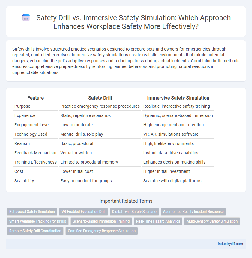 Safety Drill vs. Immersive Safety Simulation: Which Approach Enhances Workplace Safety More Effectively?