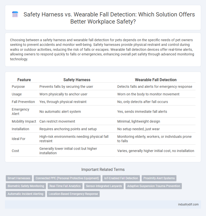 Safety Harness vs. Wearable Fall Detection: Which Solution Offers Better Workplace Safety?