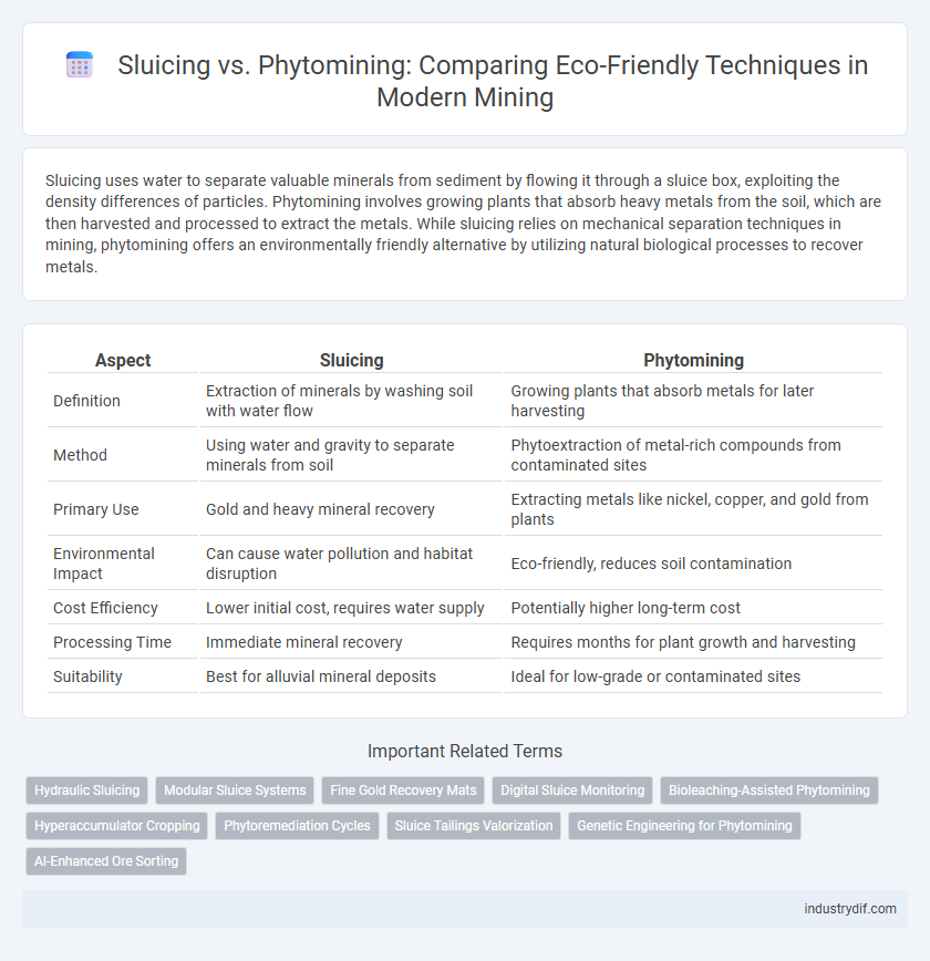 Sluicing vs. Phytomining: Comparing Eco-Friendly Techniques in Modern Mining