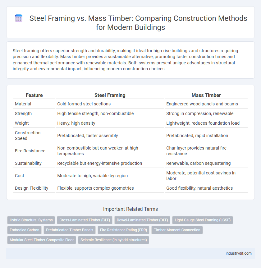 Steel Framing vs. Mass Timber: Comparing Construction Methods for Modern Buildings