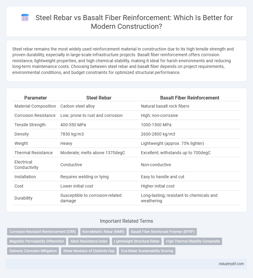 Steel Rebar vs Basalt Fiber Reinforcement: Which Is Better for Modern Construction?