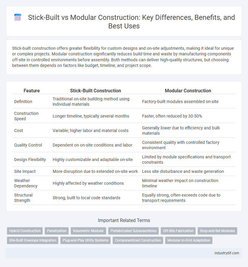 Stick-Built vs Modular Construction: Key Differences, Benefits, and Best Uses