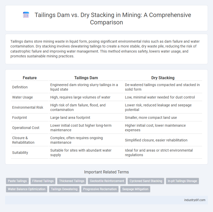 Tailings Dam vs. Dry Stacking in Mining: A Comprehensive Comparison