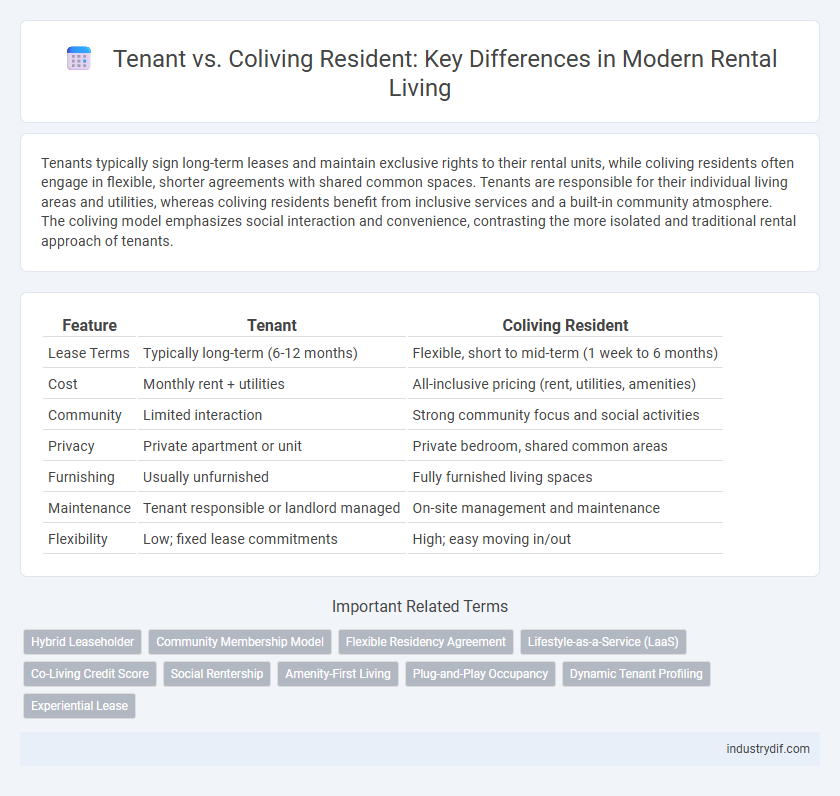 Tenant vs. Coliving Resident: Key Differences in Modern Rental Living