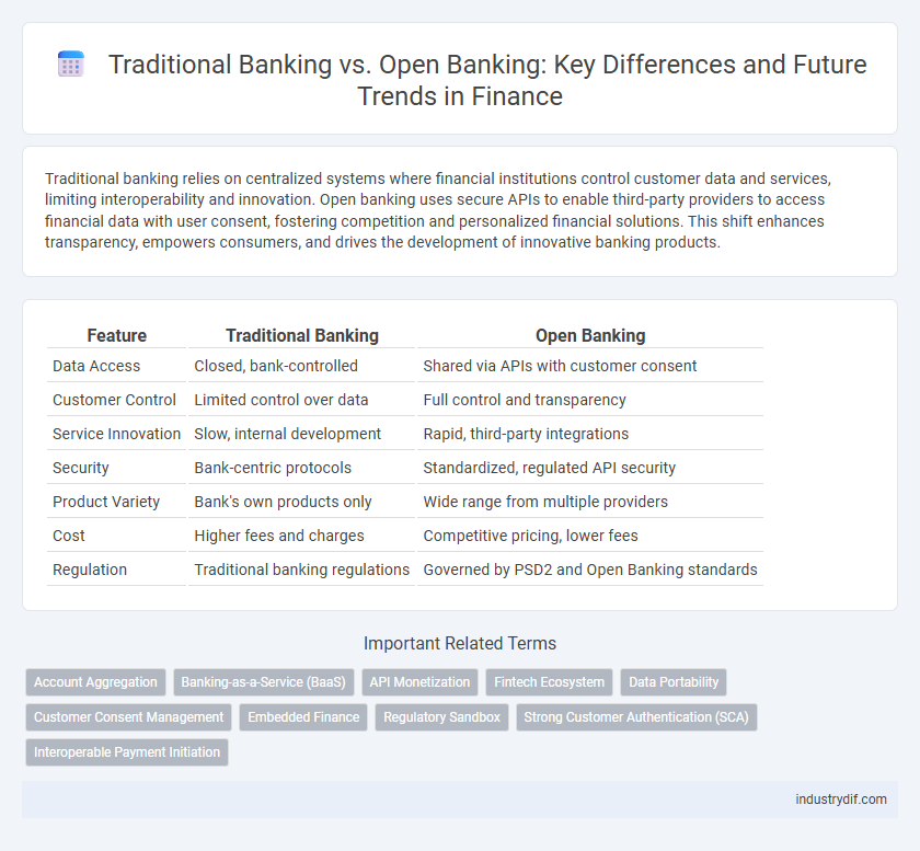 Traditional Banking vs. Open Banking: Key Differences and Future Trends in Finance
