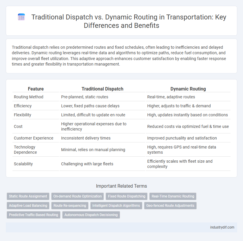 Traditional Dispatch vs. Dynamic Routing in Transportation: Key Differences and Benefits