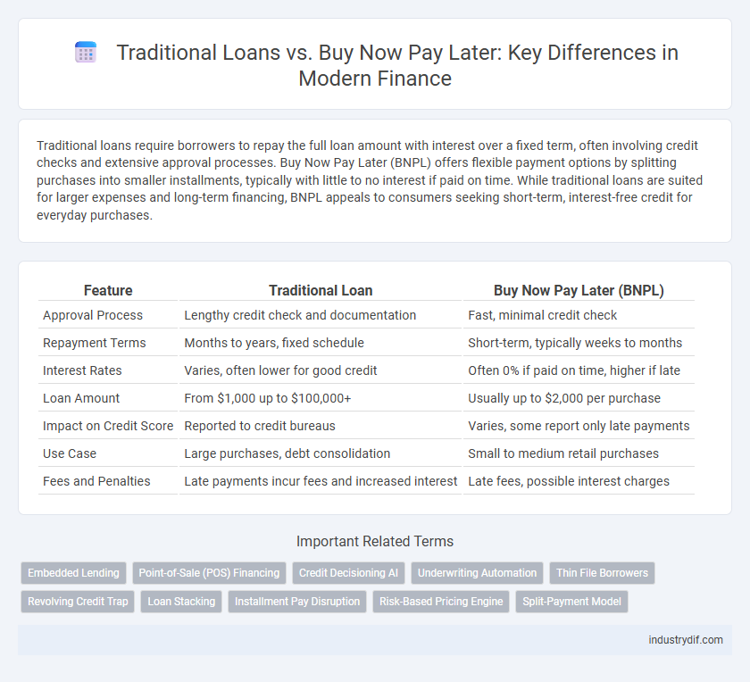 Traditional Loans vs. Buy Now Pay Later: Key Differences in Modern Finance