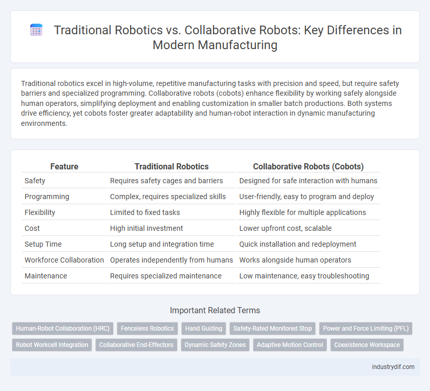 Traditional Robotics vs. Collaborative Robots: Key Differences in Modern Manufacturing
