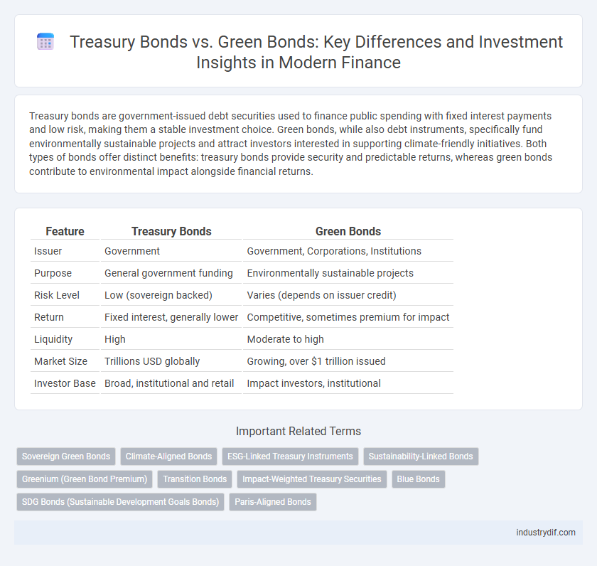 Treasury Bonds vs. Green Bonds: Key Differences and Investment Insights in Modern Finance