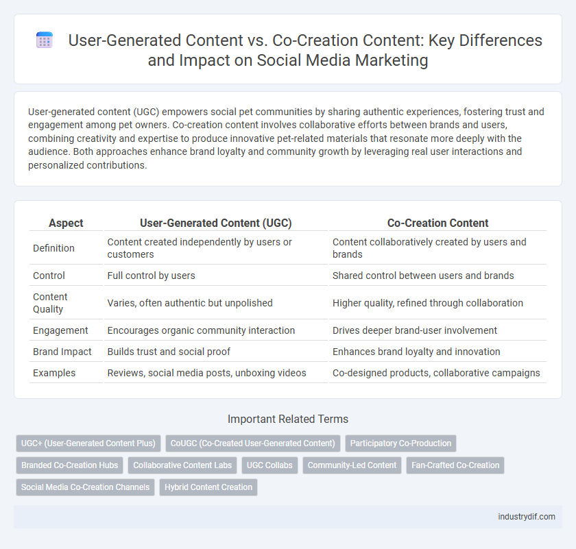 User-Generated Content vs. Co-Creation Content: Key Differences and Impact on Social Media Marketing