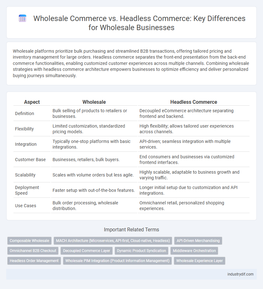 Wholesale Commerce vs. Headless Commerce: Key Differences for Wholesale Businesses