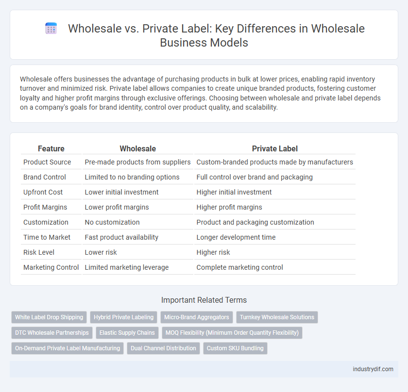 Wholesale vs. Private Label: Key Differences in Wholesale Business Models