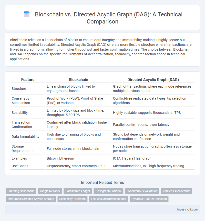 Blockchain vs. Directed Acyclic Graph (DAG): A Technical Comparison