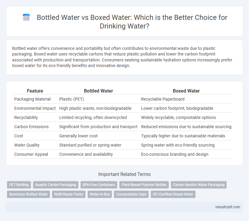 Bottled Water vs Boxed Water: Which is the Better Choice for Drinking Water?