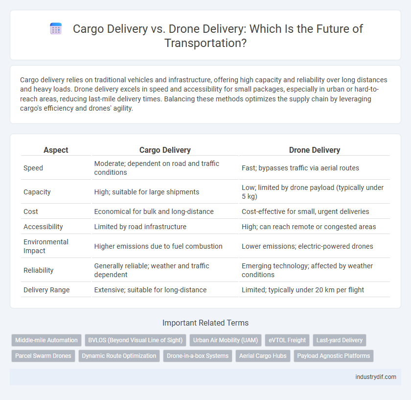 Cargo Delivery vs. Drone Delivery: Which Is the Future of Transportation?