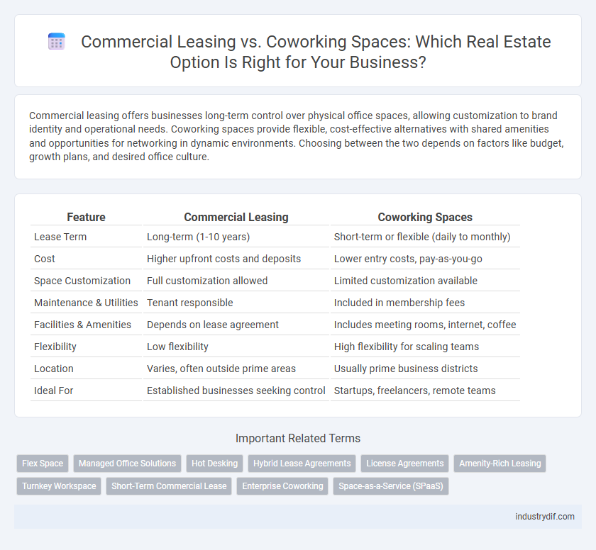 Commercial Leasing vs. Coworking Spaces: Which Real Estate Option Is Right for Your Business?