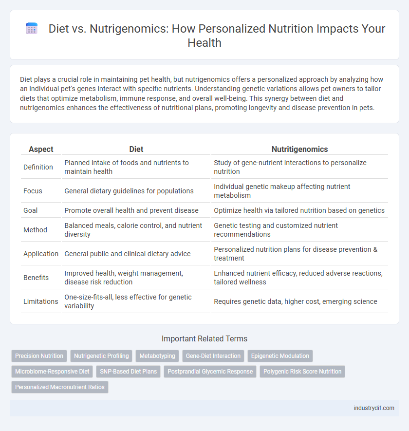 Diet vs. Nutrigenomics: How Personalized Nutrition Impacts Your Health