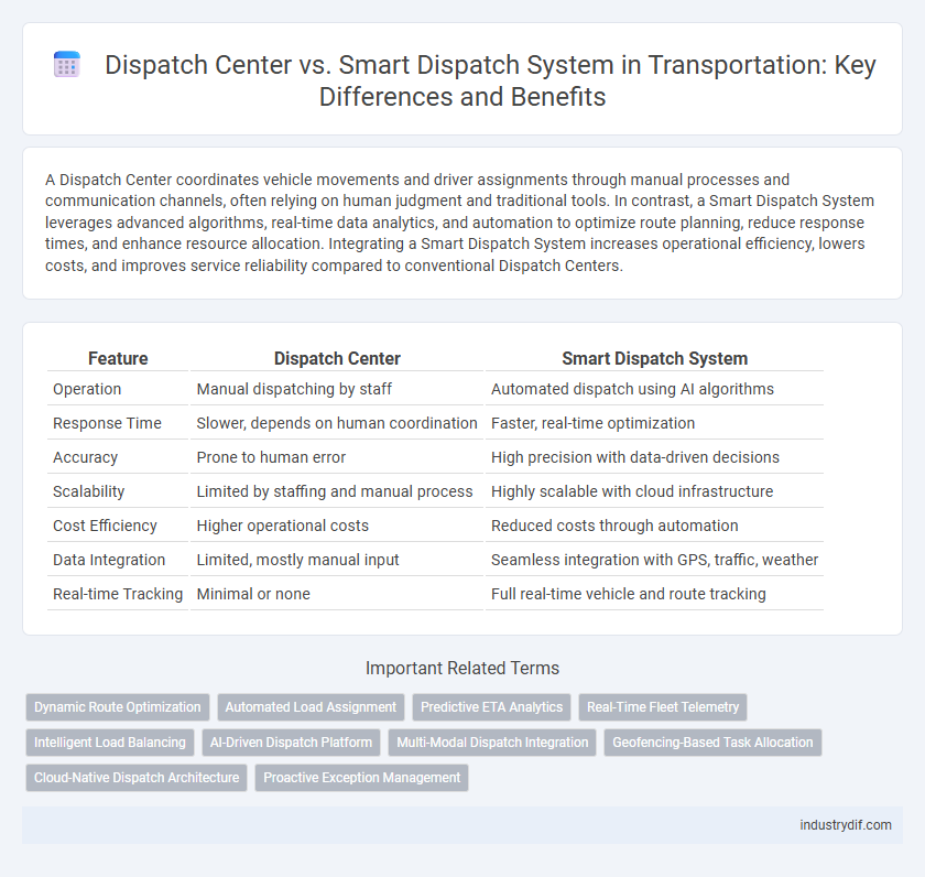Dispatch Center vs. Smart Dispatch System in Transportation: Key Differences and Benefits