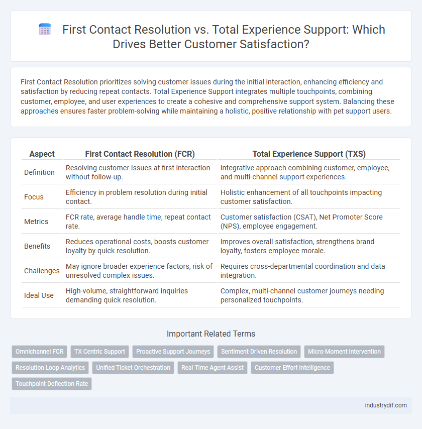 First Contact Resolution vs. Total Experience Support: Which Drives Better Customer Satisfaction?